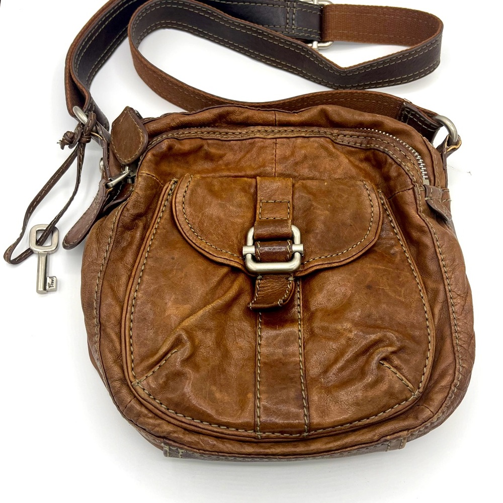 Vintage Leather Fossil Bag